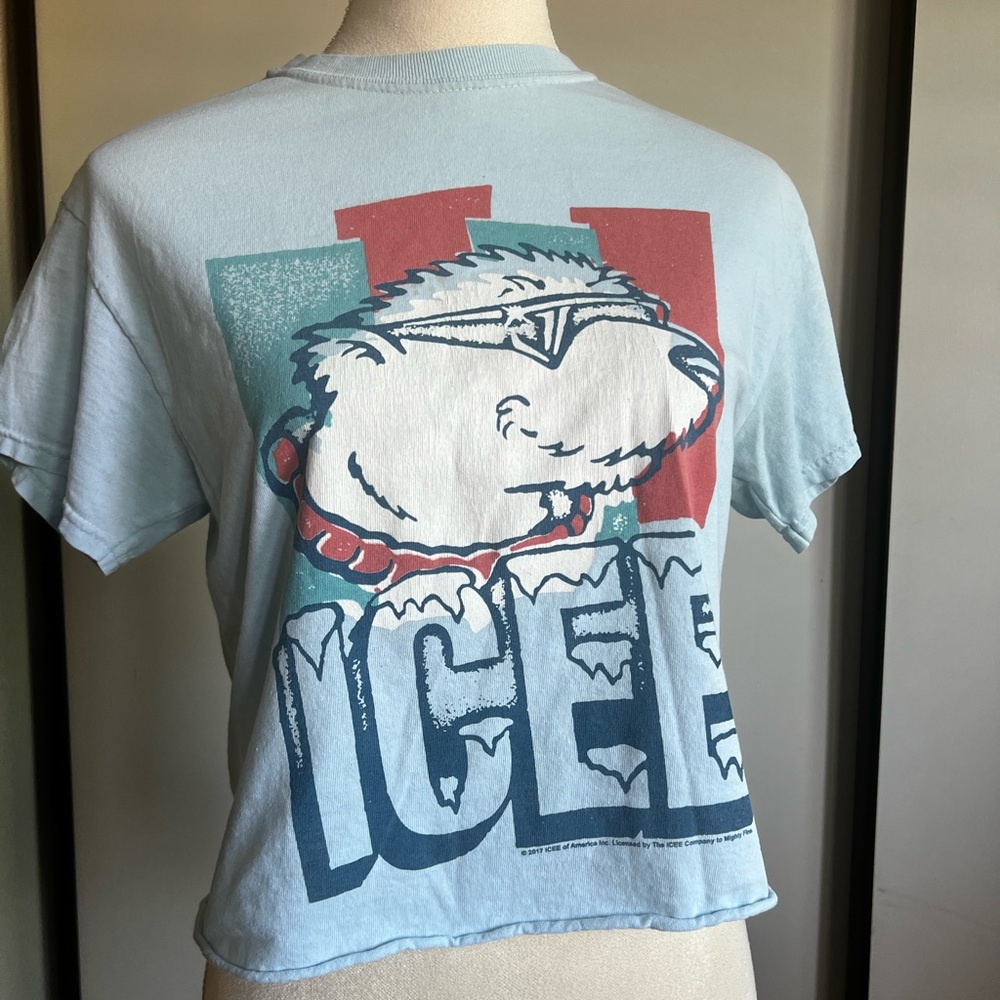Graphic Tee with Icee Bear Design